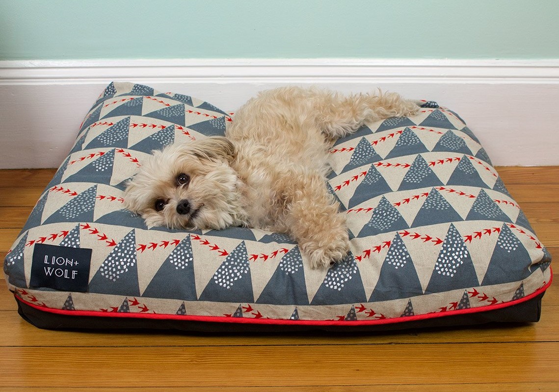 waterproof dog pillow bed